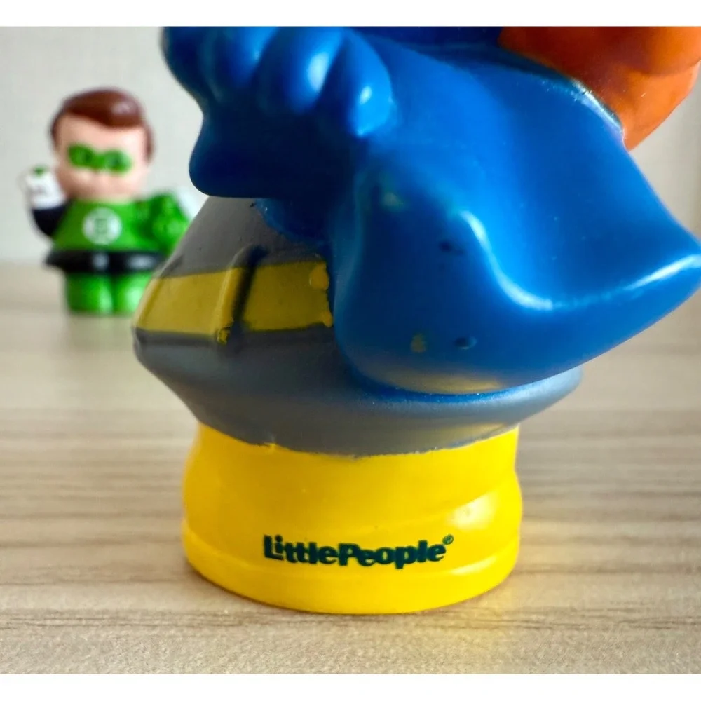 Little People Superheros- Batman, Batgirl, Joker, Wonder Woman, Green Lantern